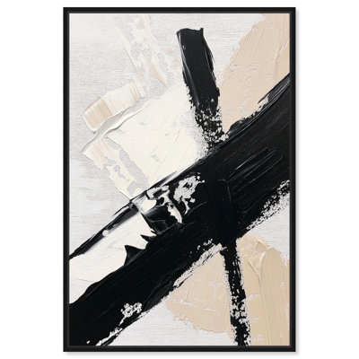 Art Remedy, impression sur toile noir et blanc, impact II