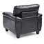 Fauteuil confortable noir confortable, idéal pour la lecture-1345596976
