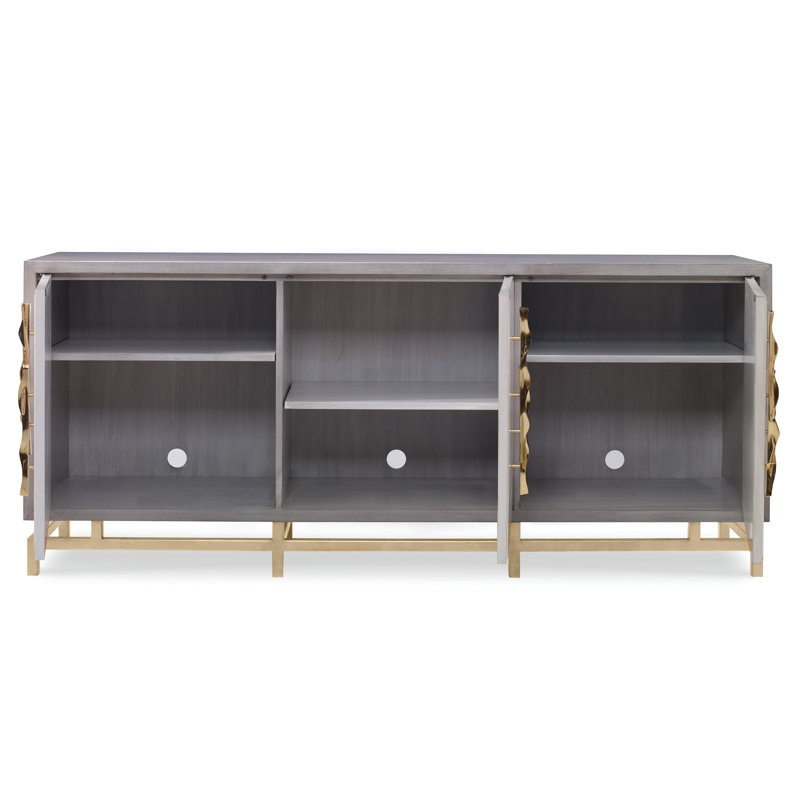 Origami 78'' W Sideboard, Gray