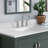 73'' Engineered Stone Double Bathroom Vanity Top with Sink