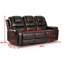 Bostin 3 Seater Chenille Electric Reclining Sofa-123409998