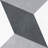 Luv Tender Grey 8-in Encaustic Matte Porcelain Wall & Floor Tile