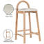 Bartolomea 27" Counter Bar Stool-672686510-672686509
