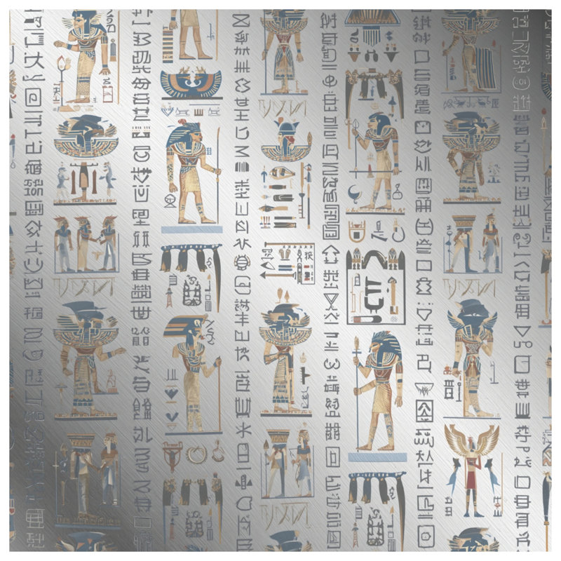 Housses de couette égyptiennes en hiéroglyphes égyptiens, Queen