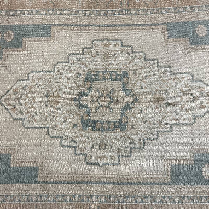 Tapis turc en laine Oushak fabriqué à la main Herat