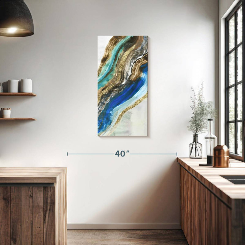 Crystallized I, 36" H x 18" W