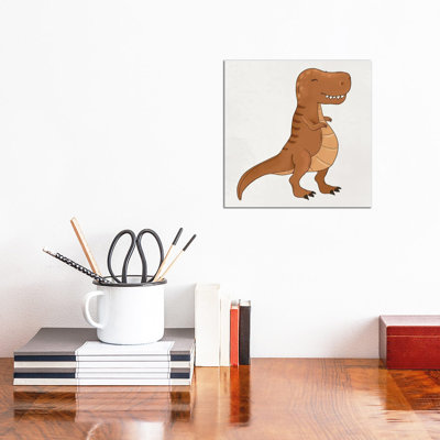 T-Rex 1 Piece Wrapped Canvas Wall Art