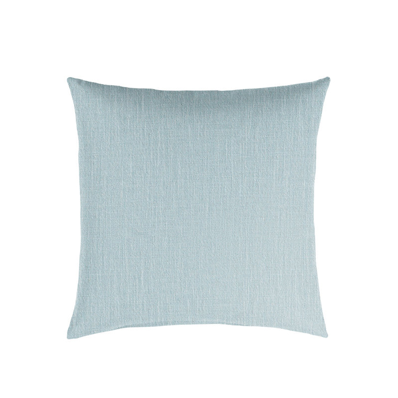 Outdoor Reversible Throw Pillow, 16"H x 16"W, Light Blue