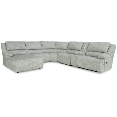 Canapé modulaire inclinable avec méridienne 6 pièces Mcclelland
