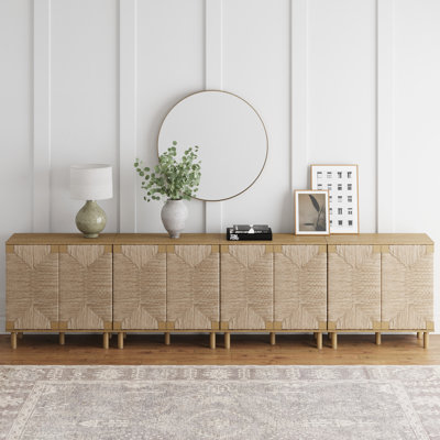 Solid Wood - Door Accent Cabinet Set Or TV Stand