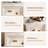 Beige Solid Wood TV Cabinet Fireplace-124424554