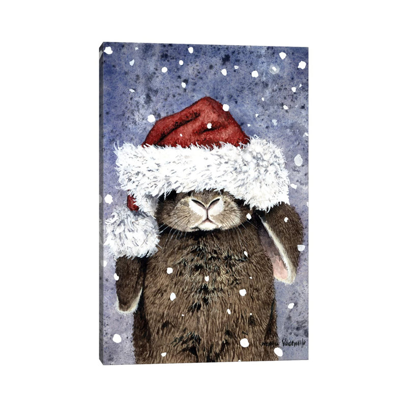 Kris Kringlypaws by Maggie Vandewalle - Wrapped Canvas Print, 46cm H x 31cm W x 1.9cm D