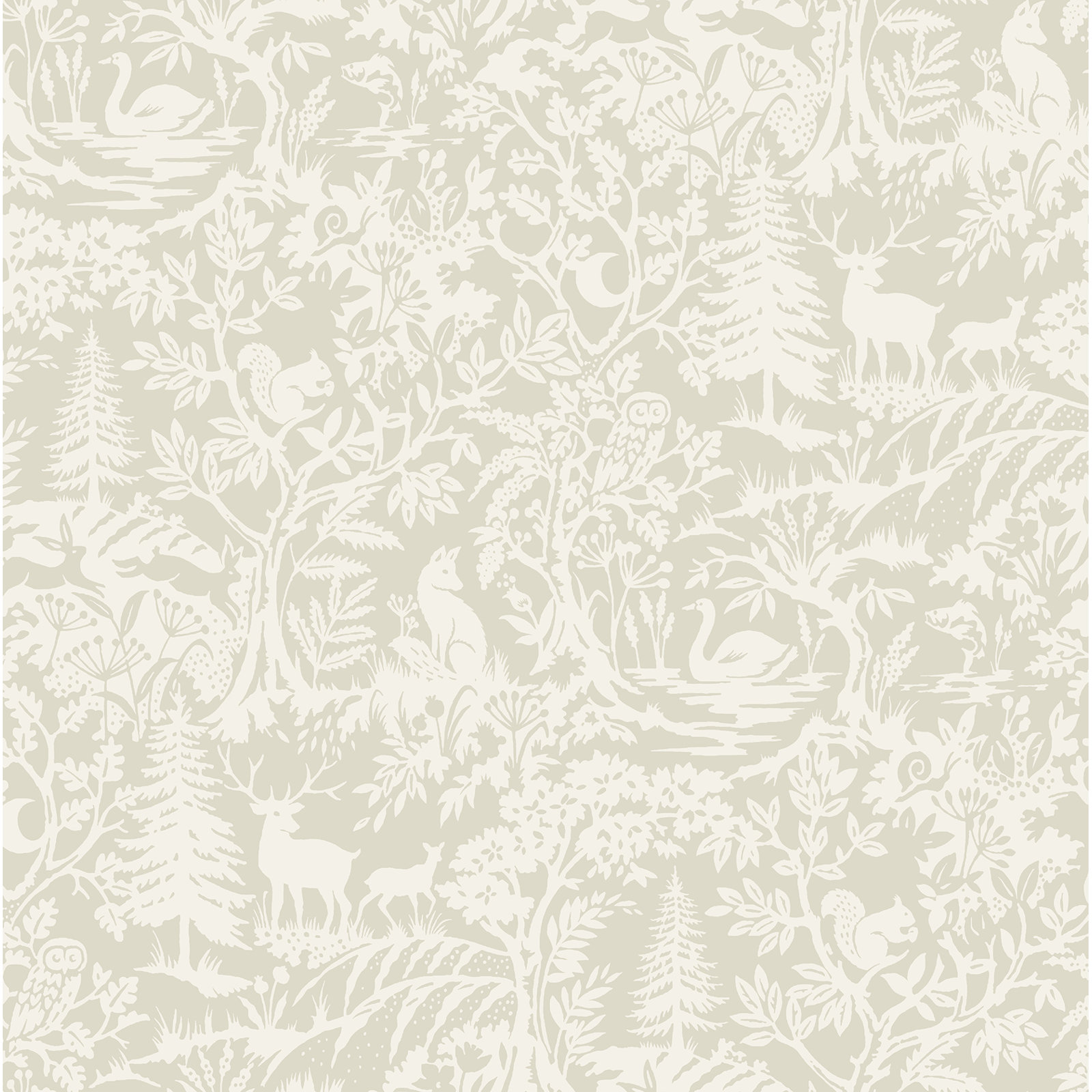 Talum Wallpaper, Taupe