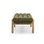 Banc en tissu vert Julianna-1313647799