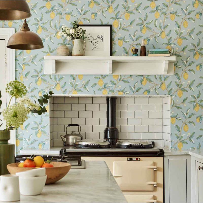 Lemon Tree Wallpaper, Sage