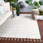 Tapis intérieur / extérieur blanc fait à la main Isabell-294085833