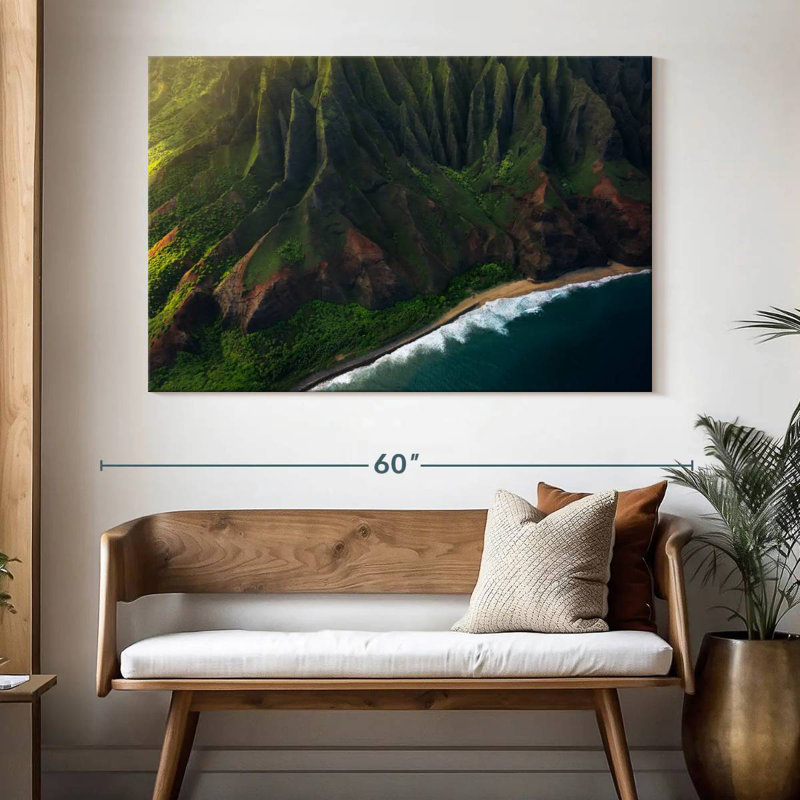 Gillard Kauai Na Pali Coast, H 34 po x l 51 po