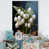 Cadre flottant blanc