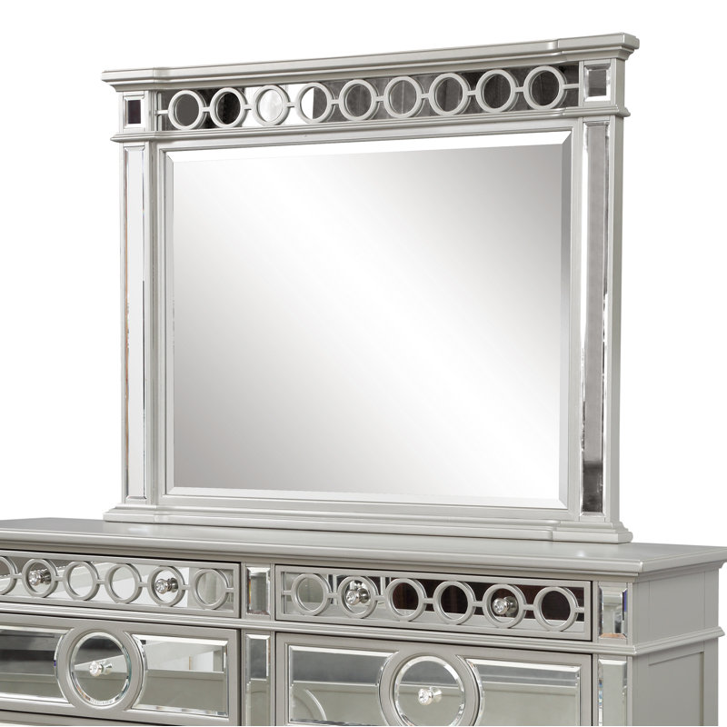 Miroir décoratif en verre Crescentino