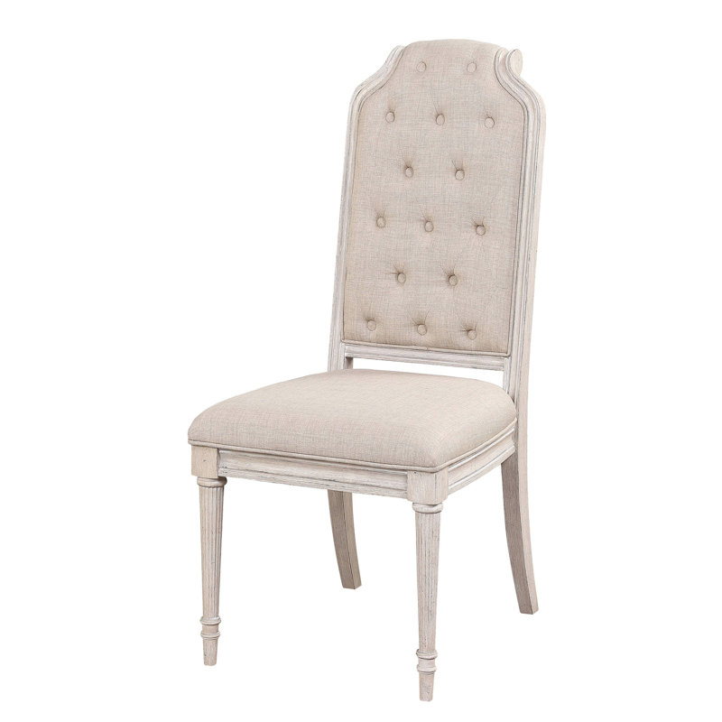 Ensemble de 2 chaises capitonnées à dossier
