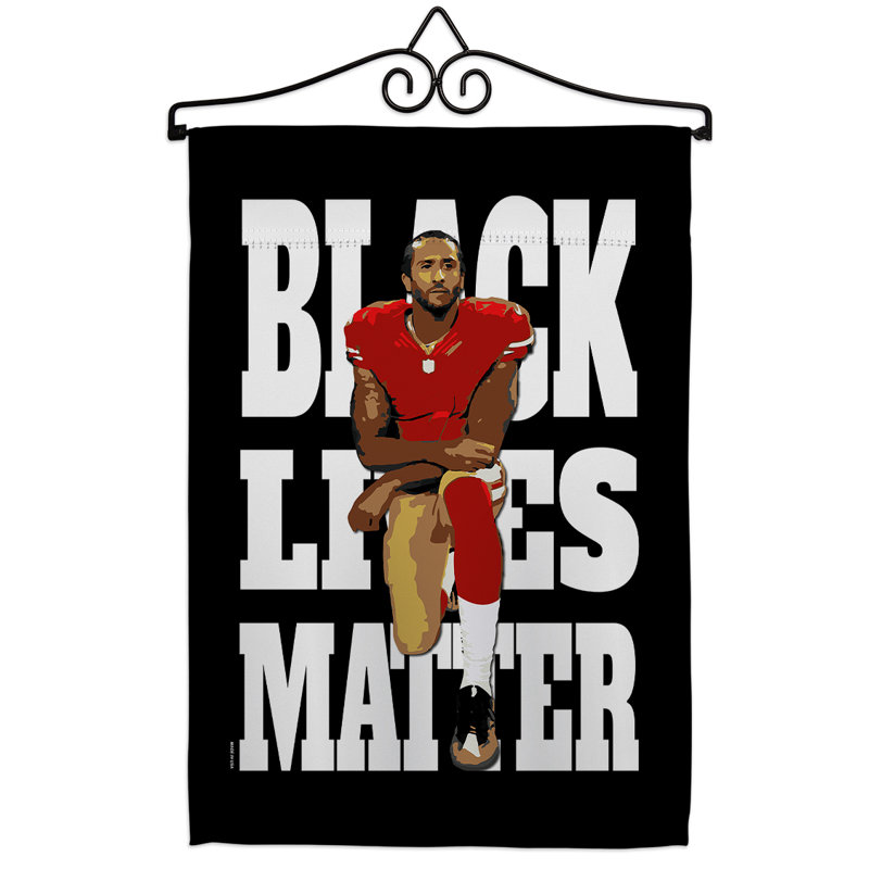Ensemble de drapeau à 2 côtés en polyester 40 po x 28 po black lives matter