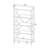 4-shelf Bookcase with Frame-740901103