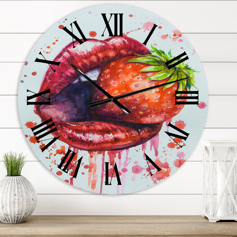 Horloge murale rouge, Moyenne
