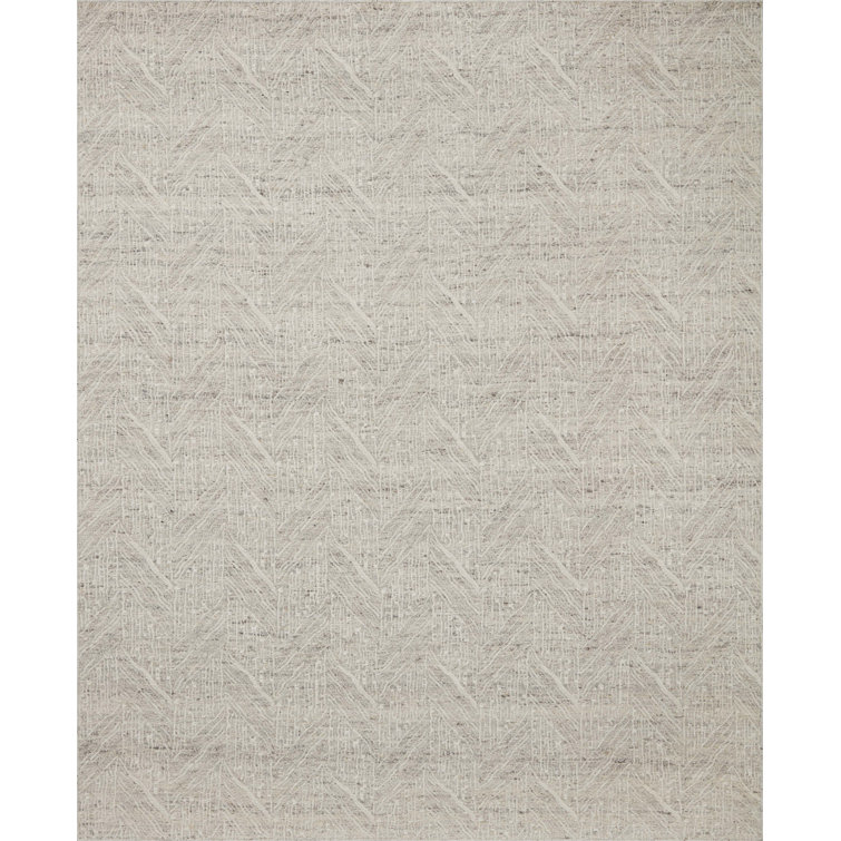 Tapis en laine / coton / polyester fait à la main Rupini