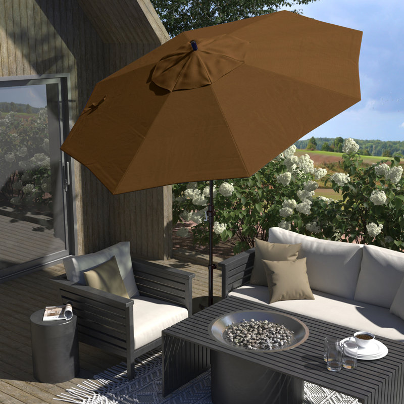 Sunbrella - Parasol en bronze, Sunbrella® - brun