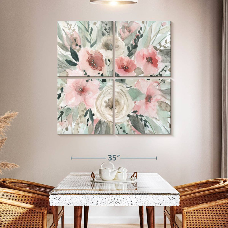 Pretty In Blush, 45" H x 45" W