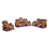Caramel brun est en rupture de stock