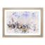 Seattle Skyline - Picture Frame Painting Print-56854343-56854345