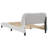 vidaXL Bed Frame without Mattress Hvar White 100x190 cm Faux Leather-2030857300-2030857288