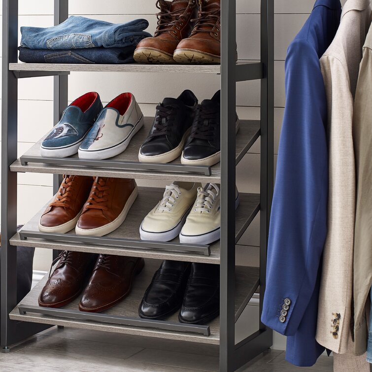 Simplify 7 Tier Double Wide 14 Shelf Shoe Closet - Macy's