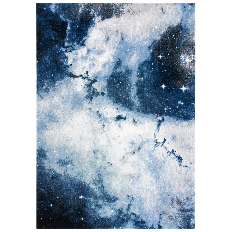 Galaxy Performance Abstract Rug, Rectangle 6'7" x 9'
