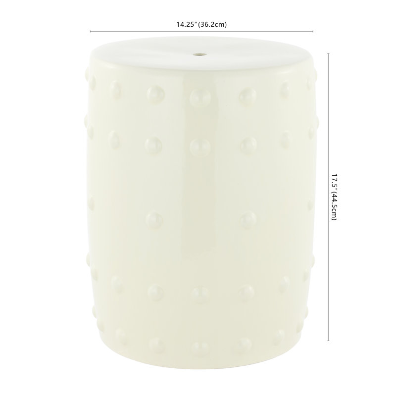 Round Outdoor Side Table , 14.2'' in. W 14.25'' in. D