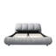 Très grand lit avec tissu collant et fabrication en bois massif, structure solide de couleur grise-1579062104-1579062101