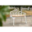 Banc d'extérieur en aluminium avec patio et véranda