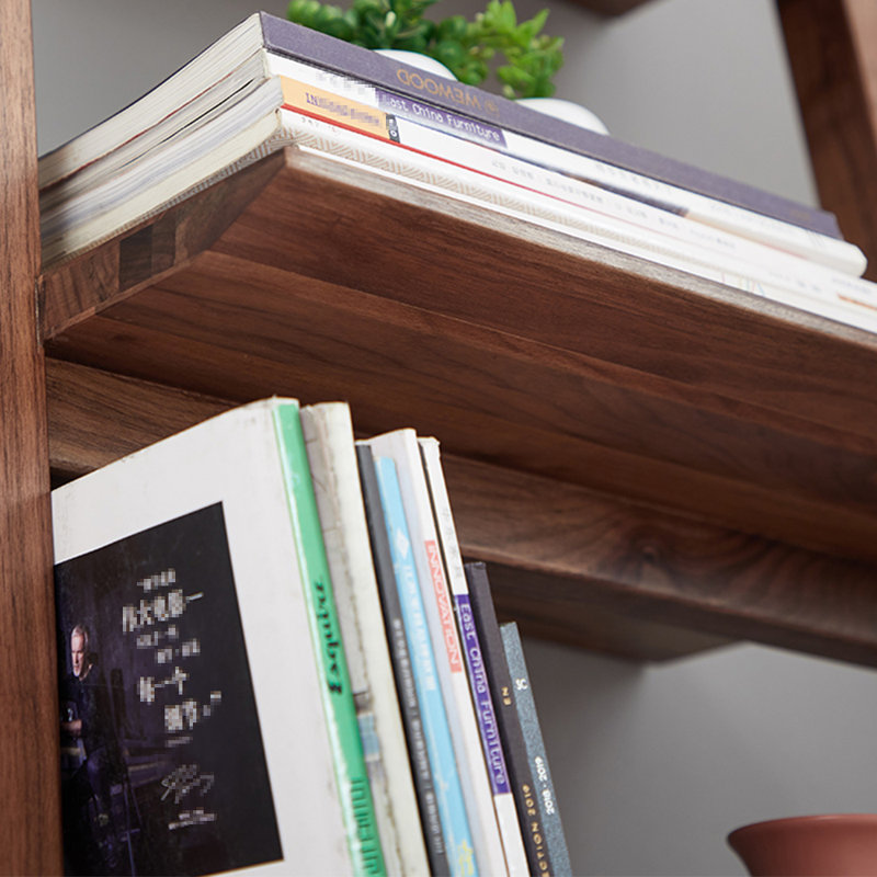 Pure solid wood bookcase