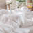 MooMee Striped Duvet Cover Set 100% Washed Cotton Linen Like Textured-117586341-112681251