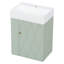 Meuble-lavabo mural 20 po avec lavabo, tablettes ouvertes et armoires fermées-1407220736