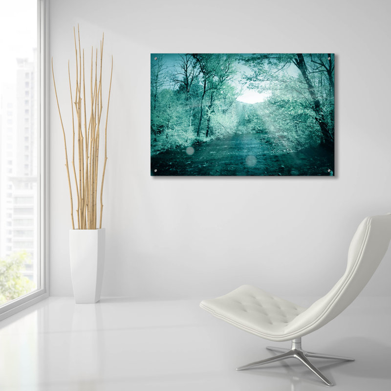 «Deep Forest» par Mark Ashkenazi, art mural en verre acrylique, H 24 po x l 36 po x P 0,2 po