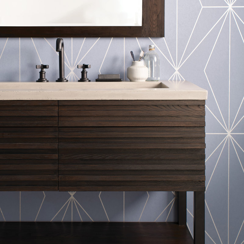 Winemaker 48" Vanity in Cask Oak, Charred Oak