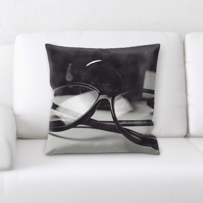 Coussin décoratif à verres