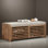43" Distressed Shutter Storage Bench, Entryway Storage with Storage
