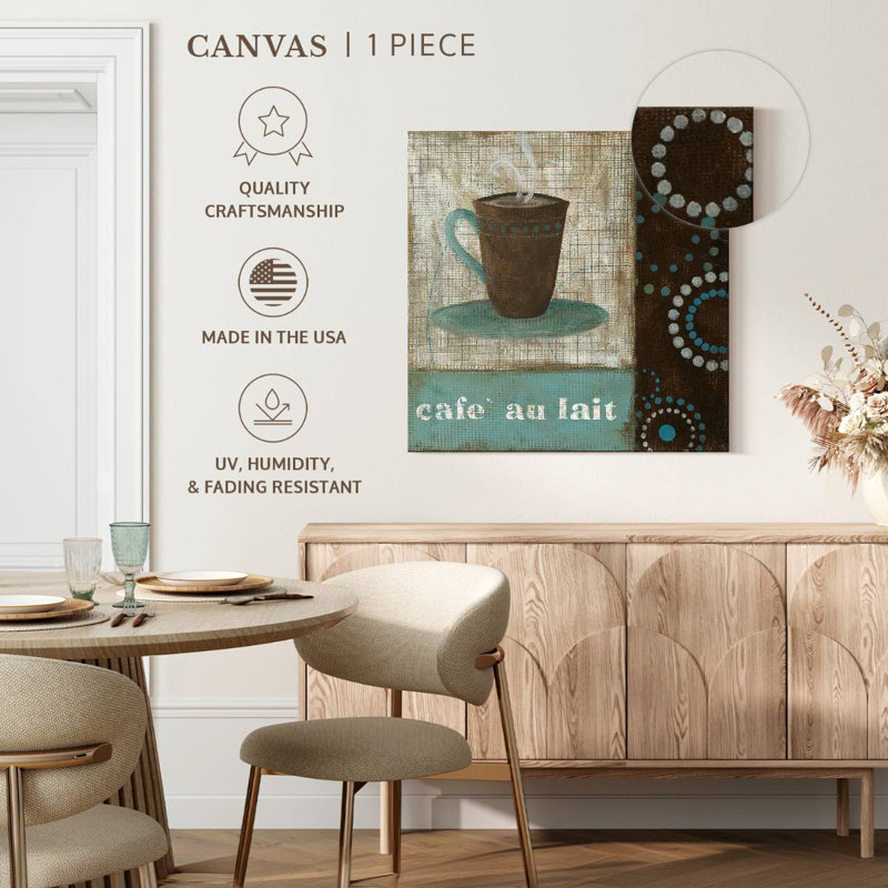 Café rustique au lait