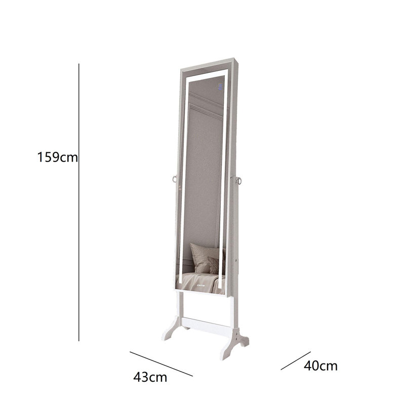 Freestanding Jewelry Armoire