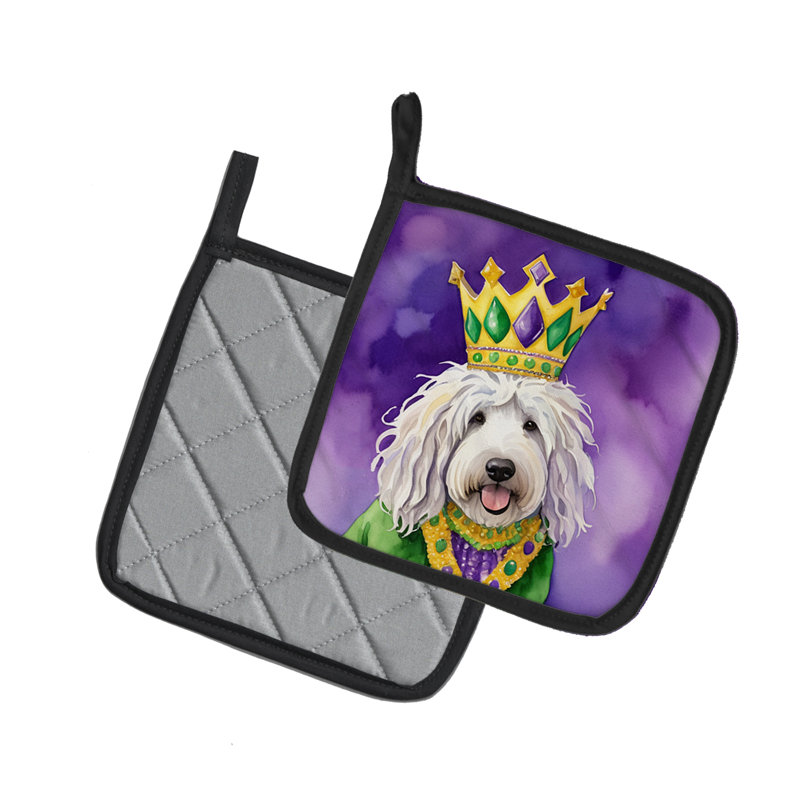 Paire de poignées Komondor King of Mardi Gras