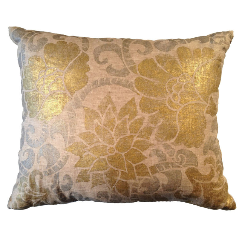 Flowers 12 II Pillow Cover Rectangular, Rectangle 19"H x 24"W, Velvet