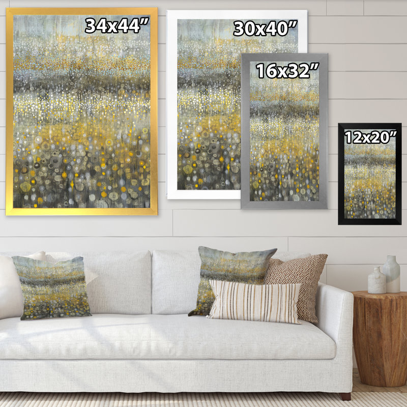 « glam abstract iii »-cadre photo sur toile, H 20 po x l 12 po x P 1po, Cadre argenté